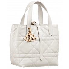 Брендовая женская сумка Dior Toujours Vertical Nano Tote Bag White - 01042
