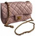 Брендовая женская сумка Chanel Classic 1.55 Small Single Flap Pink/Gold Брендовая женская сумка Chanel Classic 1.55 Small Single Flap Pink/Gold