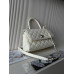 Брендовая женская сумка Chanel Coco Top Handle Flap Bag Milk