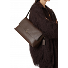 Женская брендовая сумка Coach Chelsea 36 Shoulder Bag in Brown Leather - 0206-mb Женская брендовая сумка Coach Chelsea 36 Shoulder Bag in Brown Leather - 0206-mb