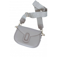 Брендовая женская сумка Marc Jacobs Saddle Beige | Универсальная Crossbody Bag из качественной эко кожи (0330)