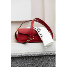 Женская сумка Coach | Cтильная и компактная cross-body из натуральной кожи, Premium качество #art0460