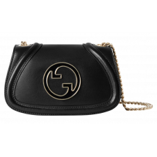 Брендовая женская сумка Gucci Blondie Small Shoulder Bag Black - 05023