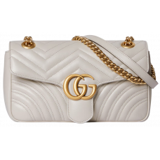 Брендовая женская сумка Gucci Marmont Medium Shoulder Bag Creme - 051122 Брендовая женская сумка Gucci Marmont Medium Shoulder Bag Creme - 051122