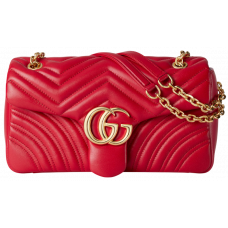 Брендовая женская сумка Gucci Marmont Medium Shoulder Bag Red - 051123 Брендовая женская сумка Gucci Marmont Medium Shoulder Bag Red - 051123