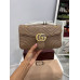 Брендовая женская сумка Gucci Marmont Medium Shoulder Bag Beige