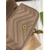 Брендовая женская сумка Gucci Marmont Super Mini Shoulder Bag Beige