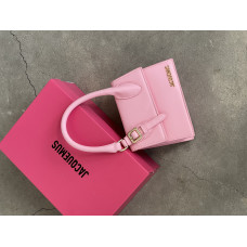 Брендовая женская сумка Jacquemus Le Chiquito Moyen Boucle Pink | Cтильная и оригинальная кросс-боди из экокожи 20250-6