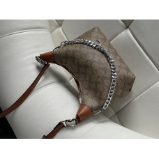 Брендовая женская сумка Coach Juliet | Cтильная и компактная Shoulder Bag из экокожи (20339-2)