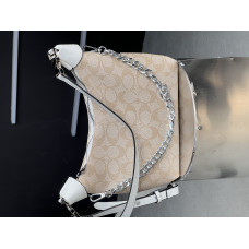 Брендовая женская сумка Coach Juliet | Cтильная и компактная Shoulder Bag из экокожи (20339-3)