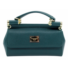 Брендовая женская сумка Dolce & Gabbana Sicily Mini Bag Green - 41235-green-gi