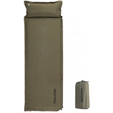 Самонадувающийся коврик с подушкой Naturehike CNK2300DZ014, 60 мм (Dark Green) 6976023923357