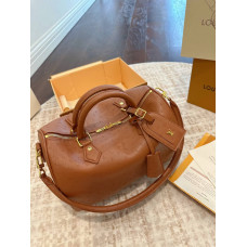 Брендовая женская сумка Louis Vuitton Speedy 30 Ostrich Leather Brown | Cтильная и и вместительная, из натуральной кожи - 76839 Брендовая женская сумка Louis Vuitton Speedy 30 Ostrich Leather Brown | Cтильная и и вместительная, из натуральной кожи - 76839