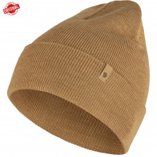 Шерстяная шапка с отворотом Fjallraven Classic Knit Hat (Buckwheat Brown) 77368.232