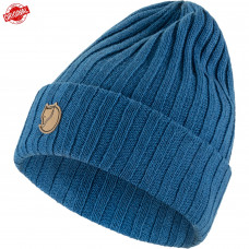 Вязаная шерстяная шапка с отворотом Fjallraven Byron Hat (Alpine Blue) 77388.538