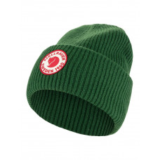 Вязаная шерстяная шапка в рубчик с отворотом Fjallraven 1960 Logo Hat (Palm Green) 78142.678