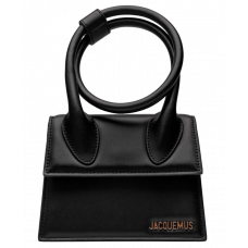Брендовая женская сумка Jacquemus Le Chiquito Noeud Bag Black - #art0310 - 99032