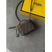 Брендовая женская сумка Fendi Vanity Tobacco Brown FF Jacquard Mini-bag