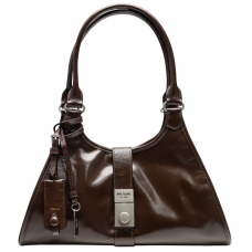 Брендовая женская сумка Prada Medium Leather Tote Bag Brown - 991138 Брендовая женская сумка Prada Medium Leather Tote Bag Brown - 991138