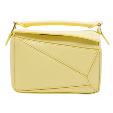 Брендовая женская сумка Loewe Mini Puzzle Edge Bag Lemon - 991144