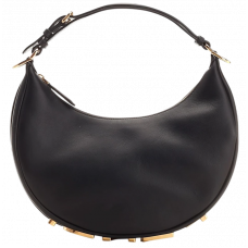 Брендовая женская сумка Fendi Fendigraphy Small Leather Bag Black - 991230 Брендовая женская сумка Fendi Fendigraphy Small Leather Bag Black - 991230