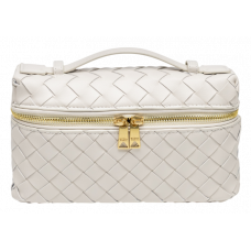 Брендовая женская сумка Bottega Veneta Bang Bang Leather Bag Sea Salt - 991255