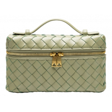Брендовая женская сумка Bottega Veneta Bang Bang Leather Bag Travertine - 991257
