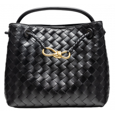 Брендовая женская сумка Bottega Veneta Small Andiamo Leather Bag Black - 991272 Брендовая женская сумка Bottega Veneta Small Andiamo Leather Bag Black - 991272