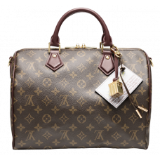 Брендовая женская сумка Louis Vuitton Speedy 30 Soft Celebration - 991273