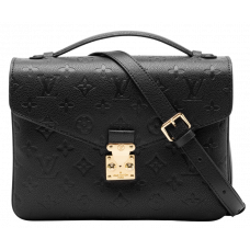 Брендовая женская сумка Louis Vuitton Pochette Metis Monogram Black - 99130
