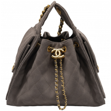 Брендовая женская сумка Chanel 25 Small Handbag in Suede Grey - 991327 - 012243-ab - Accessbagg Брендовая женская сумка Chanel 25 Small Handbag in Suede Grey - 991327 - 012243-ab - Accessbagg