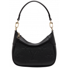 Брендовая женская сумка Louis Vuitton Bagatelle Bag Black | Cтильная и практичная, из натуральной кожи 99136