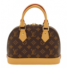 Брендовая женская сумка Louis Vuitton Alma BB Monogram Canvas Brown/Beige - 99187