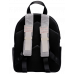 Брендовый женский рюкзак Coach Mini Court Black Pebbled Leather Shoulder Backpack Bag