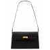 Брендовая женская сумка Hermes Kelly Pochette Handbag in Black/Gold Hardware