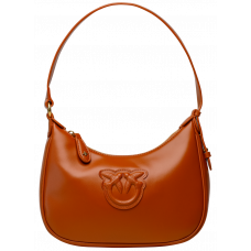 Брендовая женская сумка Pinko Half Moon Bag Simply Ginger | Cтильная и компактная shoulder bag - 99303