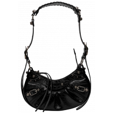 Брендовая женская сумка Balenciaga Le Cagole XS Black | Трендовая и стильная shoulder bag - 99418