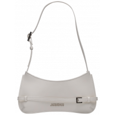 Брендовая женская сумка Jacquemus Le Bisou Ceinture Leather White | Стильная и компактная shoulder bag - 99422