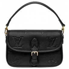 Брендовая женская сумка Louis Vuitton Diane Monogram Empreinte Leather Black | Cтильная и элегантаная 99451 Брендовая женская сумка Louis Vuitton Diane Monogram Empreinte Leather Black | Cтильная и элегантаная 99451