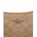 Брендовая женская сумка Coach Teri In Signature Canvas Caramel