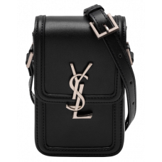 Брендовая женская сумка Saint Laurent Mini Solferino Satchel Bag | Cтильная и компактная, из натуральной кожи | Premium качество 99625