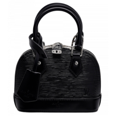 Брендовая женская сумка Louis Vuitton Nano Alma Epi Leather Black | Cтильная и элегантаная 99676