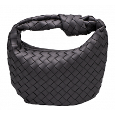 Брендовая женская сумка Bottega Veneta Mini Jodie Nappa Intrecciato Grey - 99099 - 99818