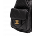 Брендовая женская сумка Chanel 25C Lambskin Shoulder Bag Black