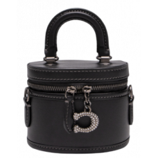 Брендовая женская сумка Coach Trail 12 Crossbody Bag Black | Cтильная и вместительная, из натуральной кожи - 99958