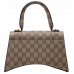 Брендовая женская сумка Gucci X Balenciaga Hourglass Hacker Aria Supreme