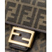 Брендовая женская сумка Fendi Baguette Bag in Brown FF Jacquard