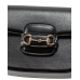 Брендовая женская сумка Gucci Horsebit 1955 Small Shoulder Bag in Black Leather