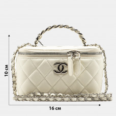 Брендовая женская сумка Chanel Classic Vanity Case Milk - A0208