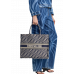 Брендовая женская сумка Dior Large Book Tote Ecru and Blue Dior Oblique Embroidery